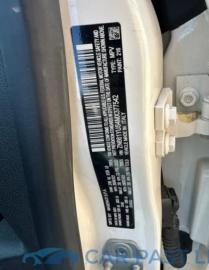 ZN661YUS4MX377542# 11