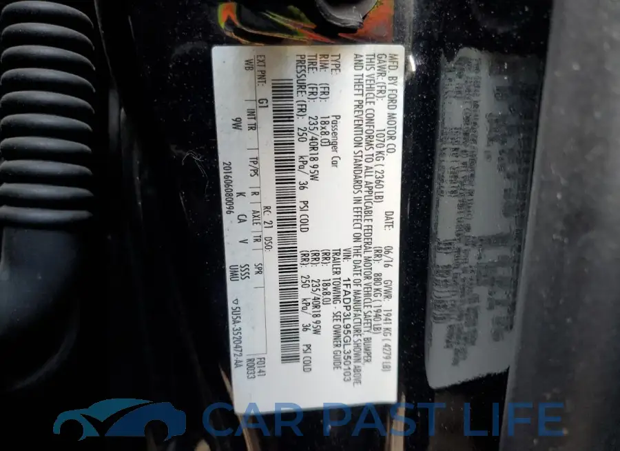 1FADP3L95GL350103# 13