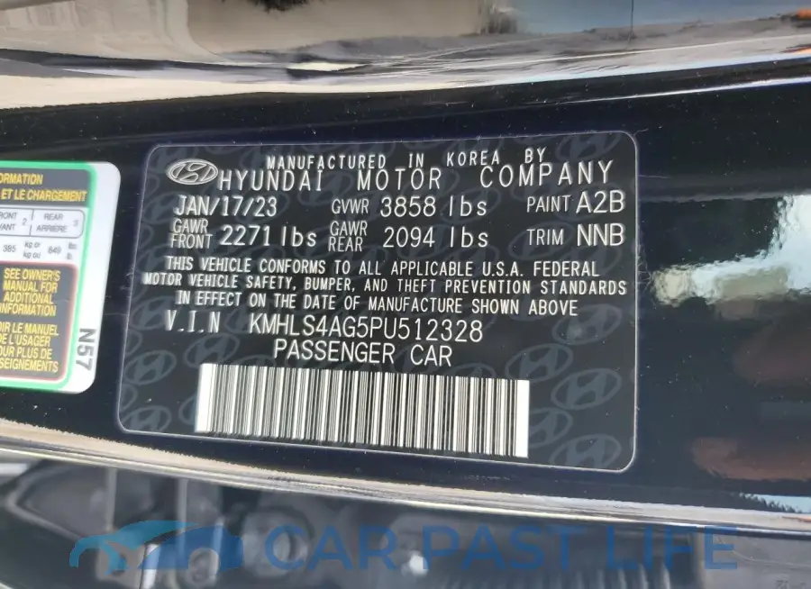 KMHLS4AG5PU512328# 12