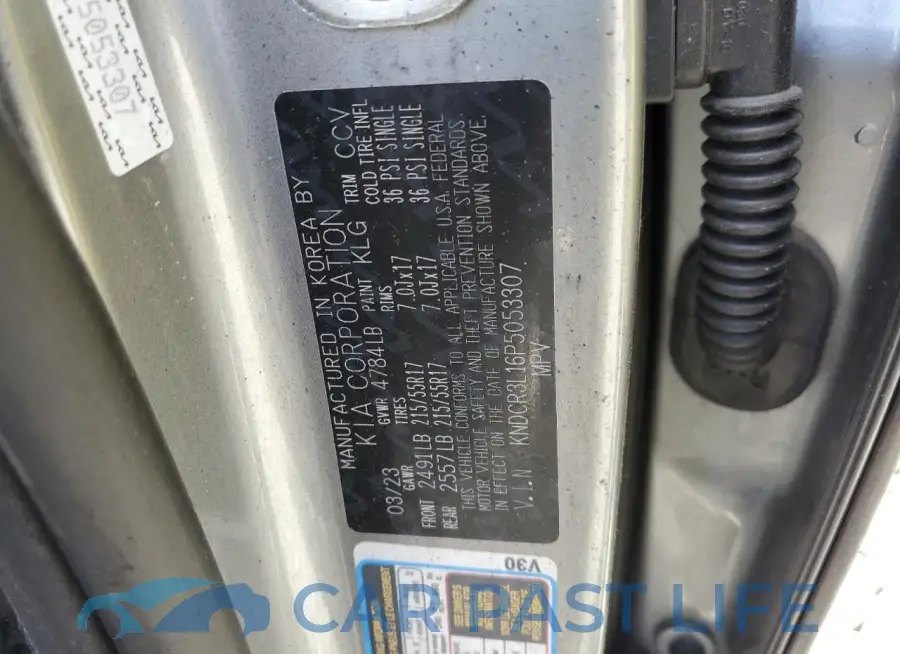 KNDCR3L16P5053307# 12