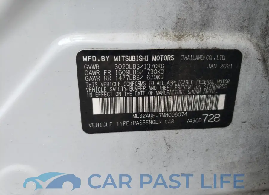 ML32AUHJ7MH006074# 12