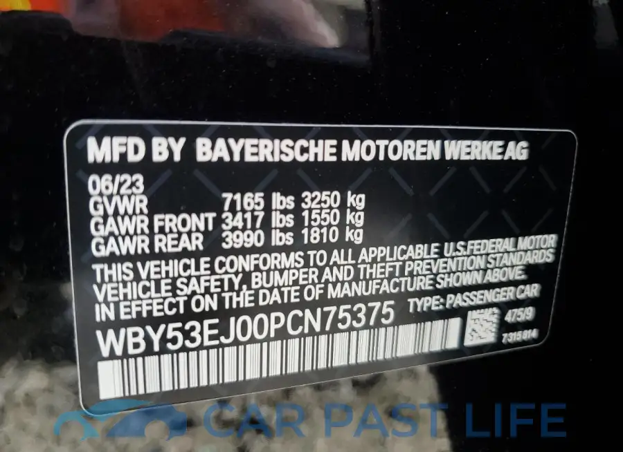 WBY53EJ00PCN75375# 12