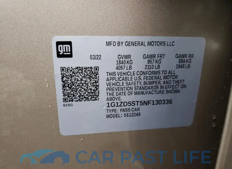 1G1ZD5ST5NF130336# 12
