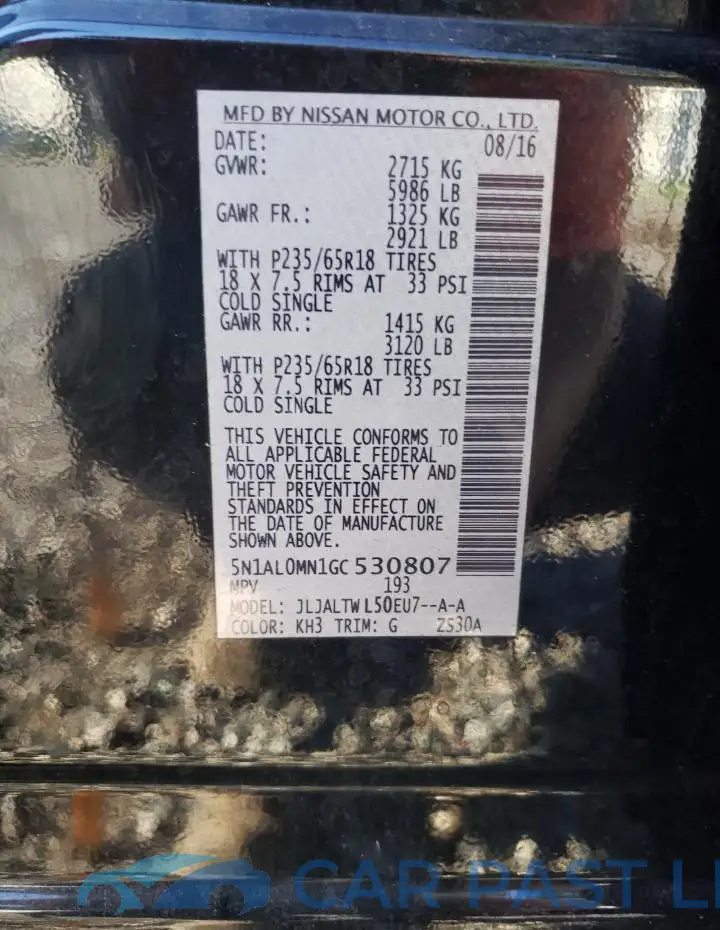 5N1AL0MN1GC530807# 13