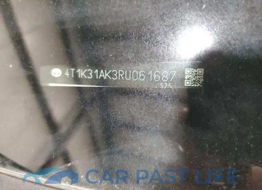 4T1K31AK3RU061687# 13