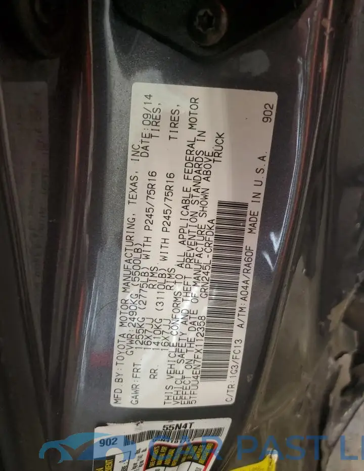5TFUU4EN7FX112358# 13