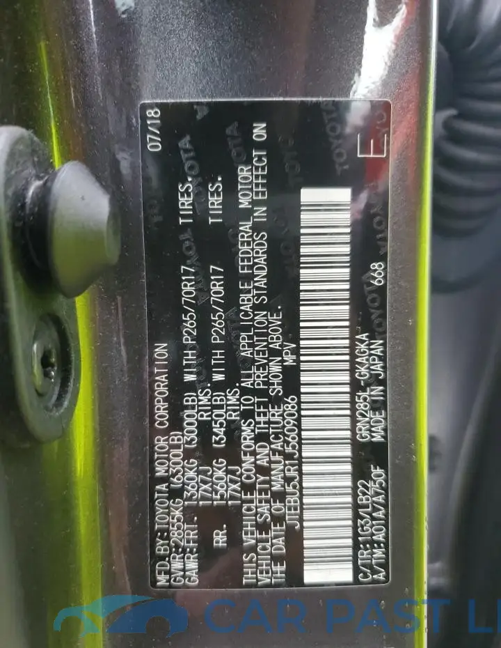 JTEBU5JR1J5609086# 13
