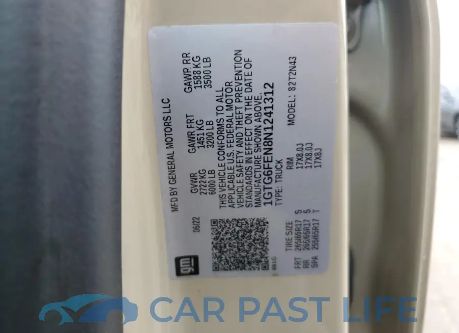 1GTG6FEN8N1241312# 12