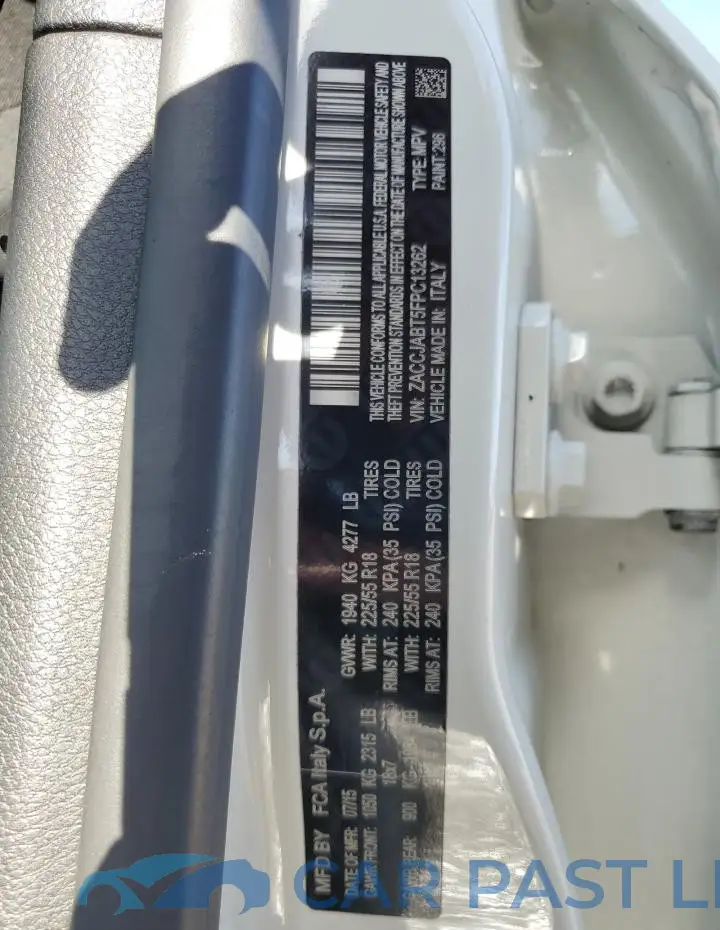 ZACCJABT5FPC13262# 13