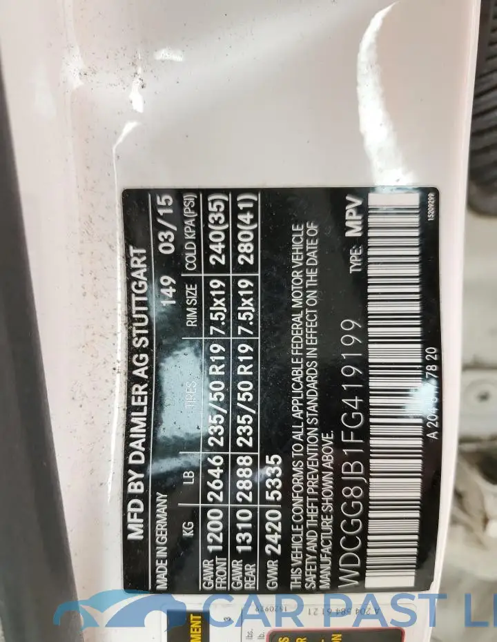 WDCGG8JB1FG419199# 13