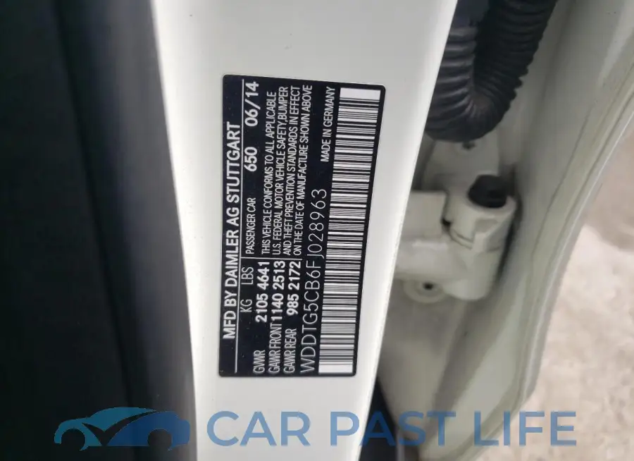 WDDTG5CB6FJ028963# 12
