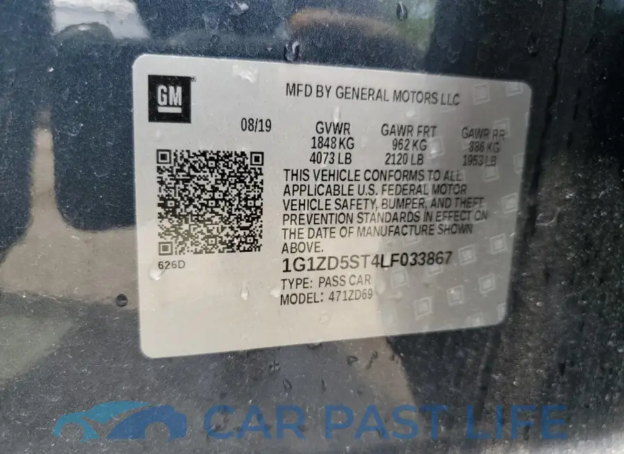 1G1ZD5ST4LF033867# 12