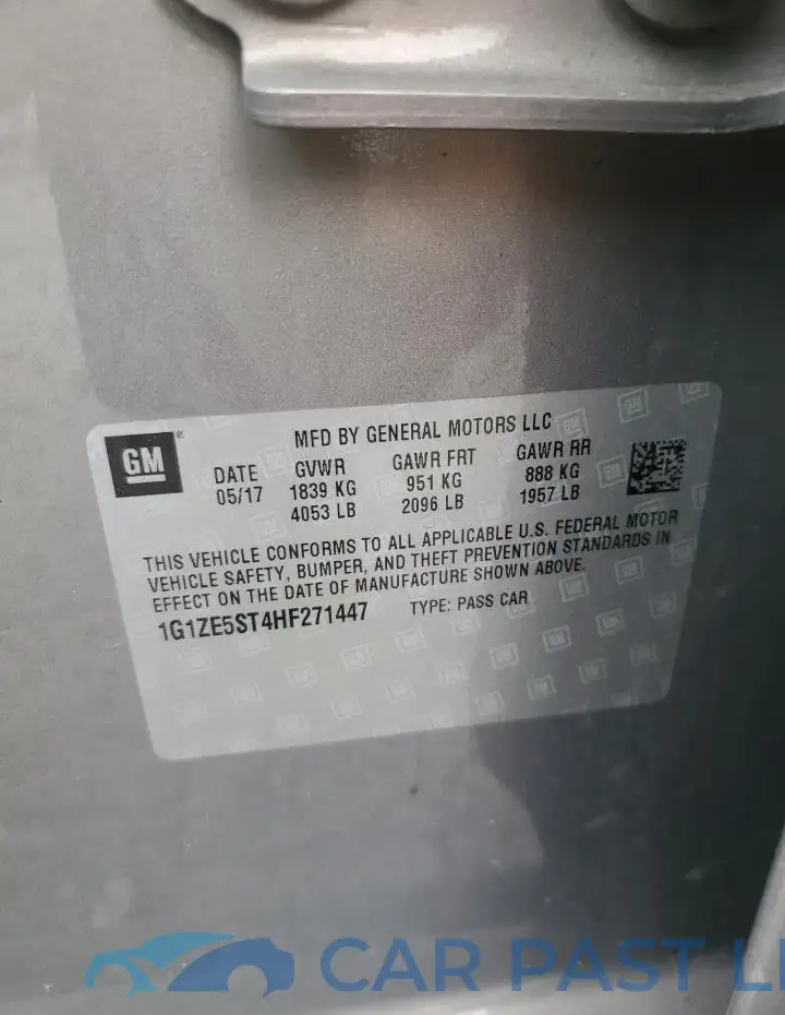 1G1ZE5ST4HF271447# 12