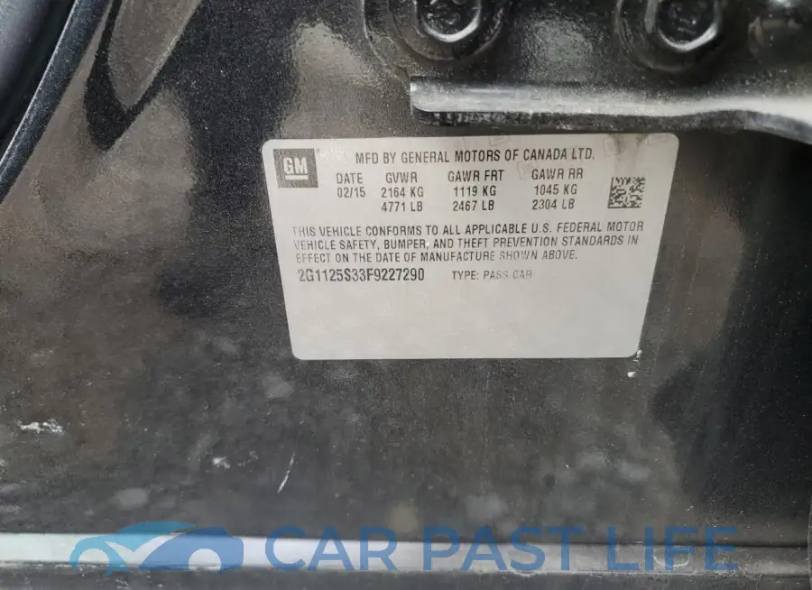 2G1125S33F9227290# 12