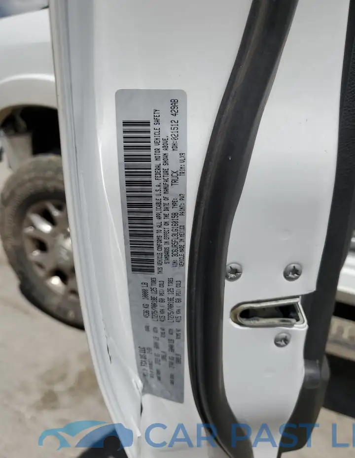 3C6UR5FL3LG160158# 12