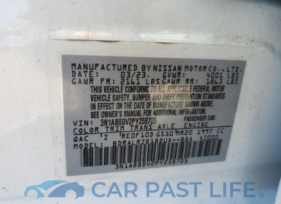 3N1AB8DV2PY258705# 12