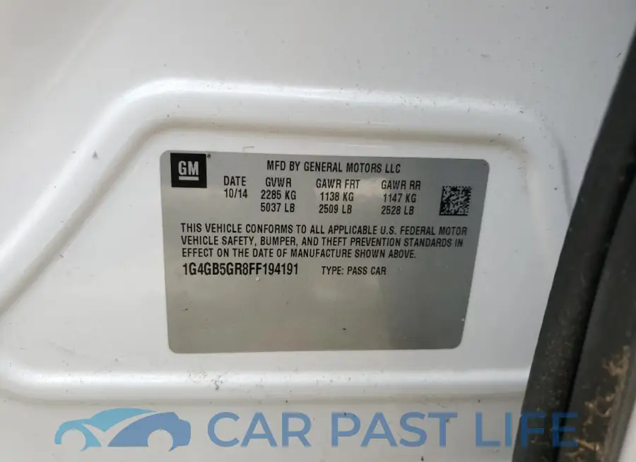 1G4GB5GR8FF194191# 12