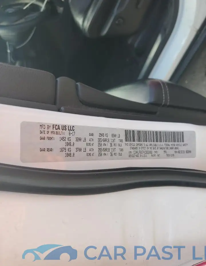 1C4RJFBG7HC852082# 13