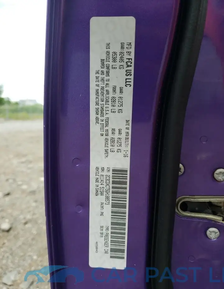 2C3CDXCT5GH188573# 13