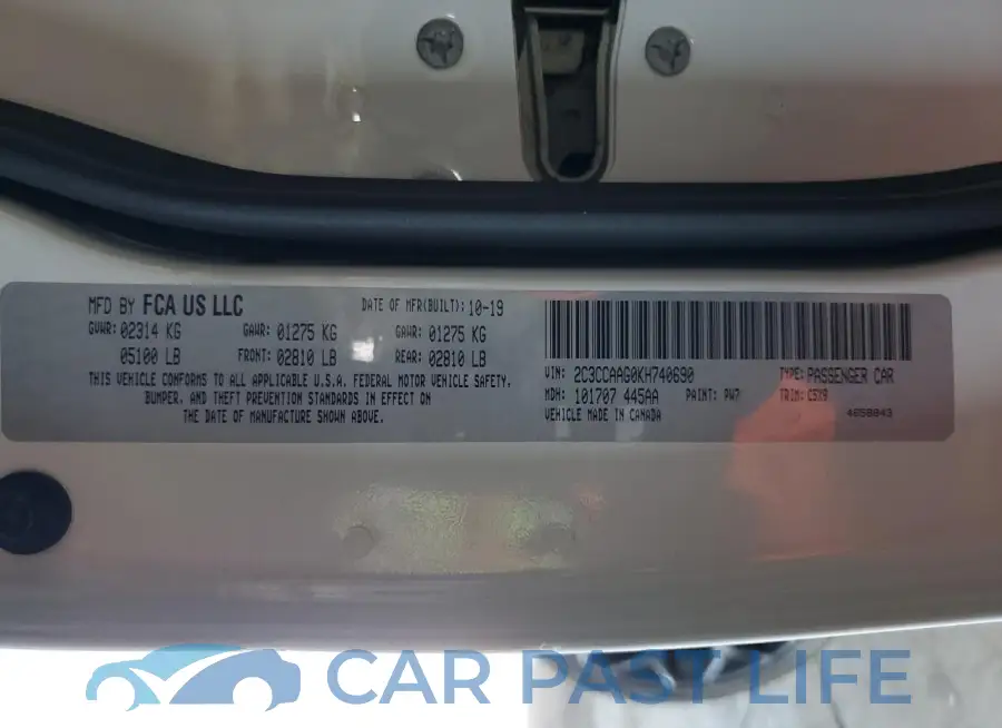 2C3CCAAG0KH740690# 13
