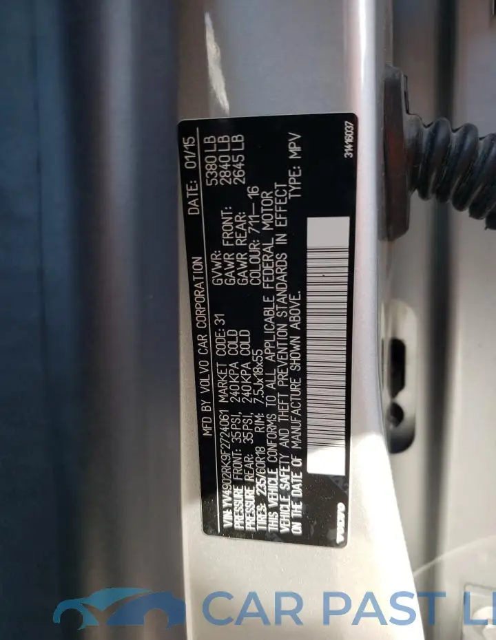 YV4902RK9F2724061# 12