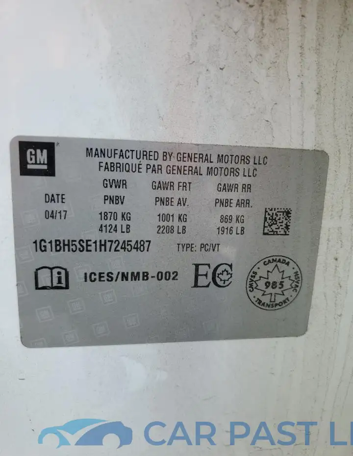 1G1BH5SE1H7245487# 12
