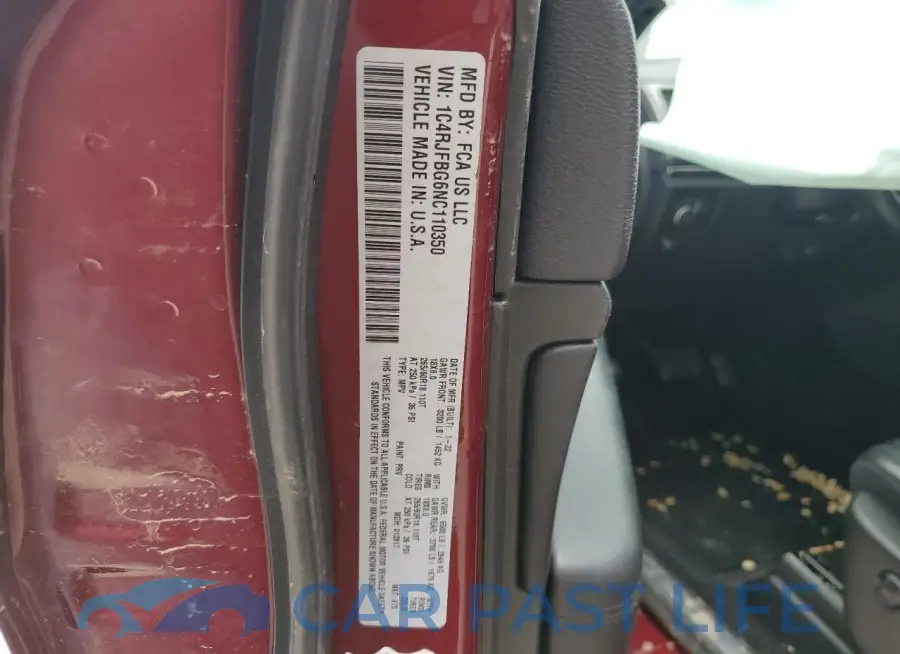 1C4RJFBG6NC110350# 13
