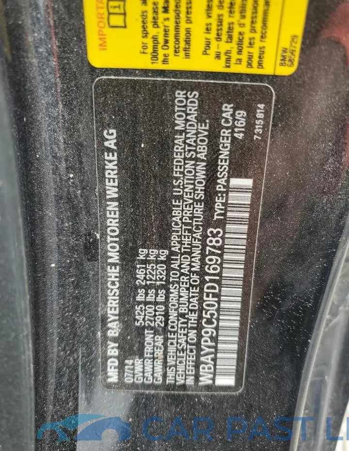 WBAYP9C50FD169783# 13