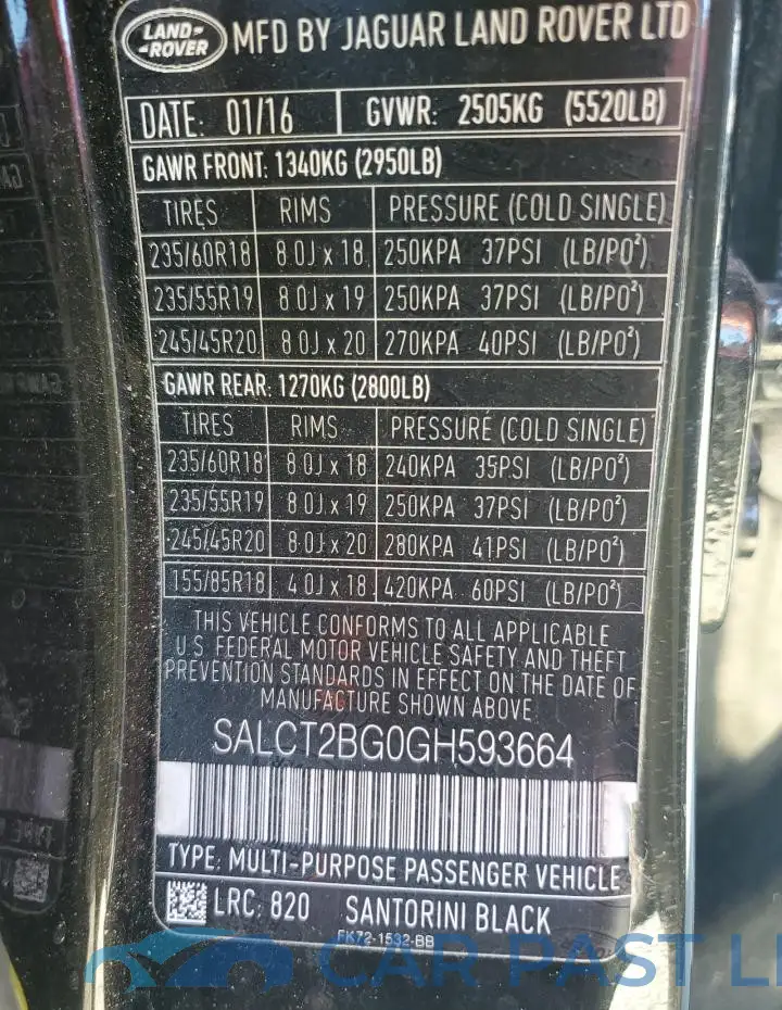 SALCT2BG0GH593664# 12