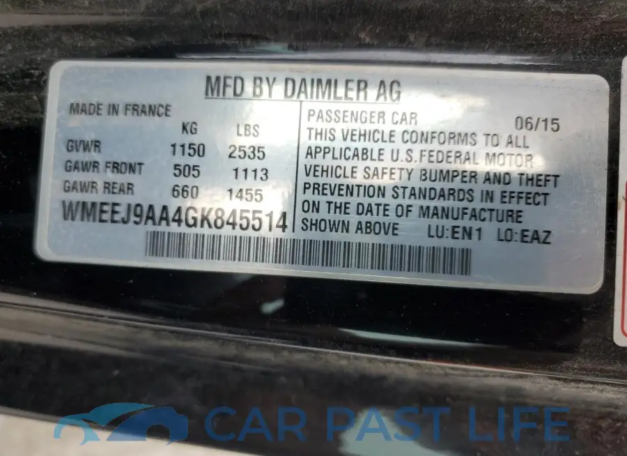 WMEEJ9AA4GK845514# 12