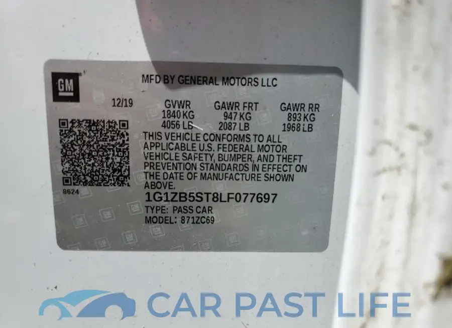 1G1ZB5ST8LF077697# 13