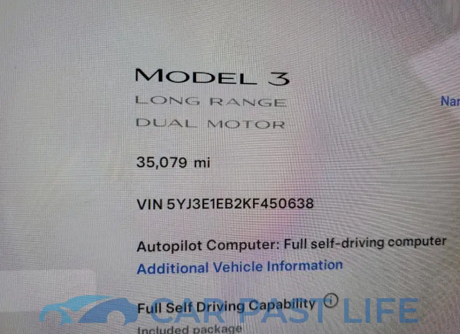 5YJ3E1EB2KF450638# 9