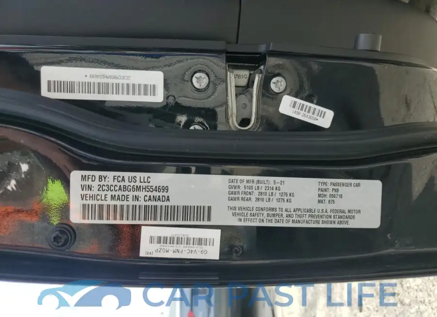 2C3CCABG6MH554699# 13