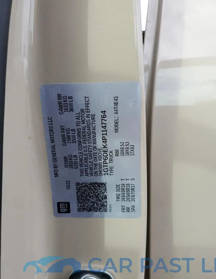 1GTP6DEK4P1147764# 13