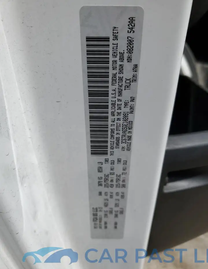 3C6TRVAG5GE102091# 13
