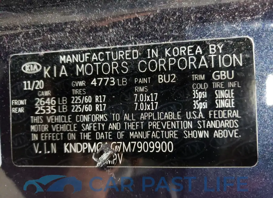 KNDPMCAC7M7909900# 14