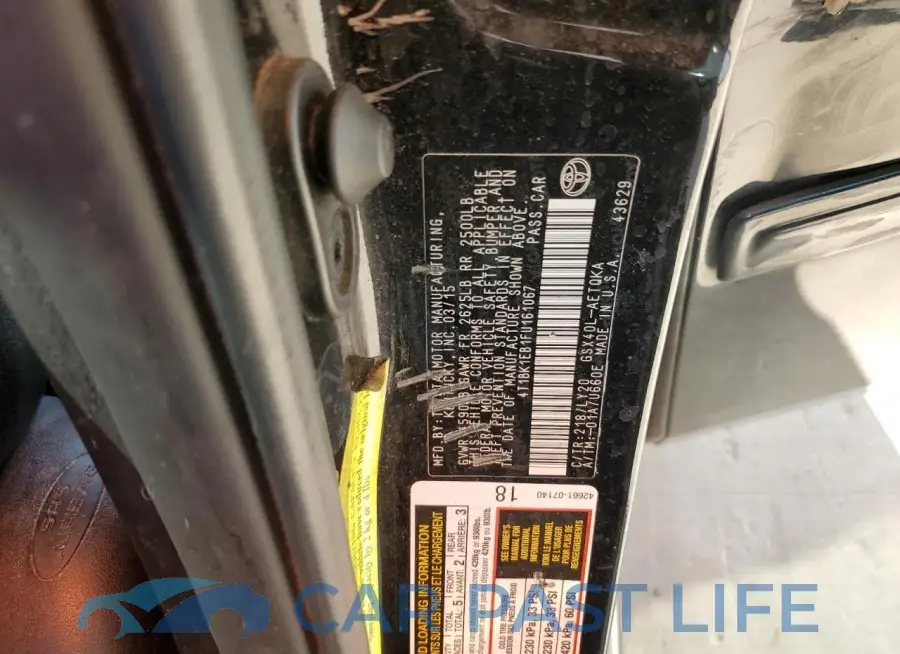 4T1BK1EB1FU161067# 12