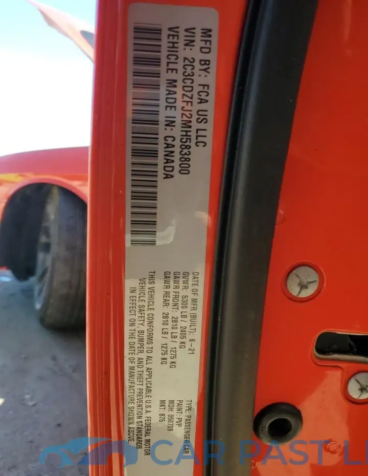 2C3CDZFJ2MH583800# 12