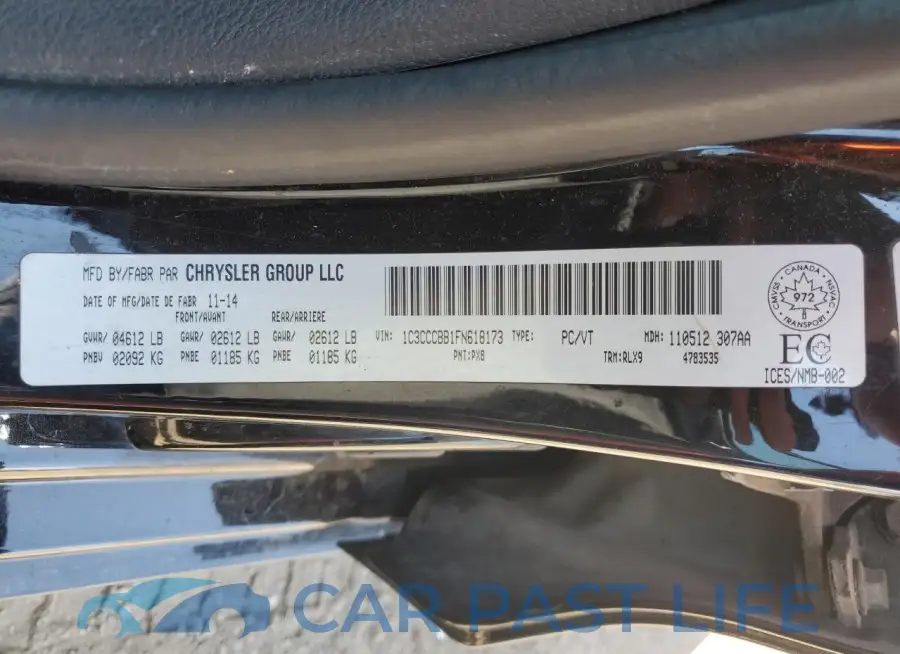 1C3CCCBB1FN618173# 12