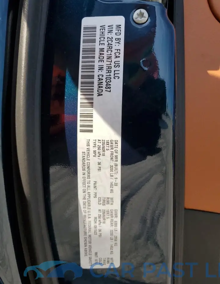 2C4RC1N71RR103487# 14