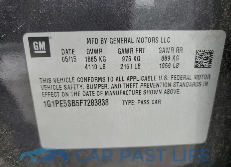 1G1PE5SB5F7283838# 12