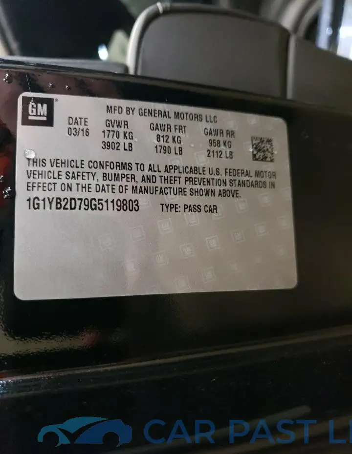 1G1YB2D79G5119803# 12