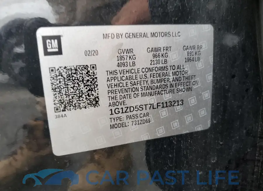 1G1ZD5ST7LF113213# 12