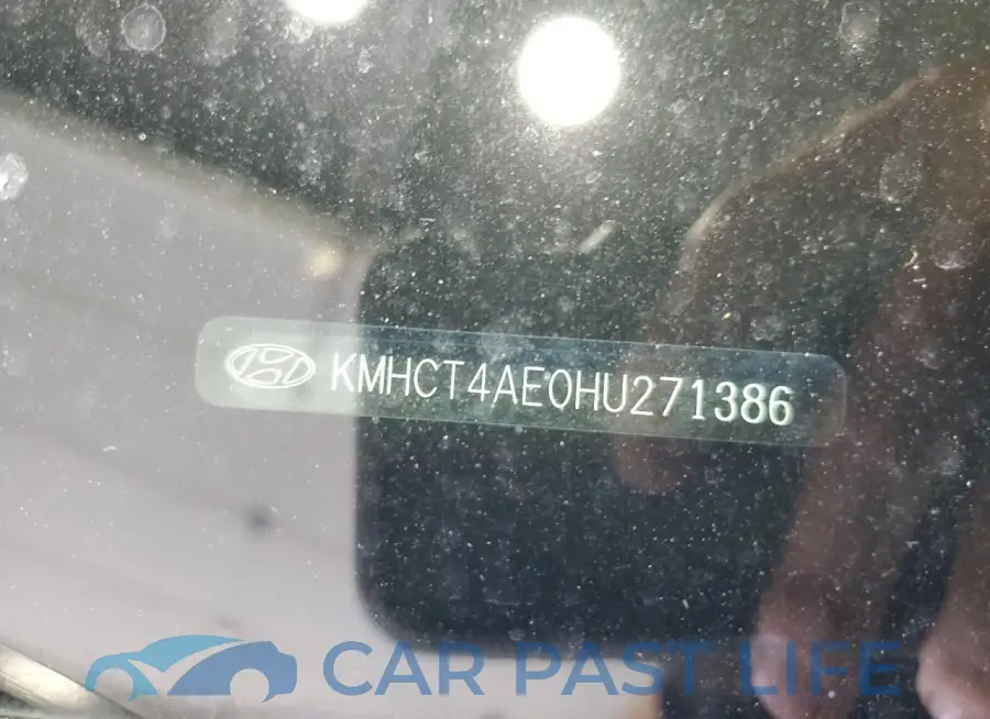 KMHCT4AE0HU271386# 12