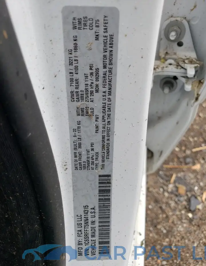 1C6SRFFT5NN414315# 13