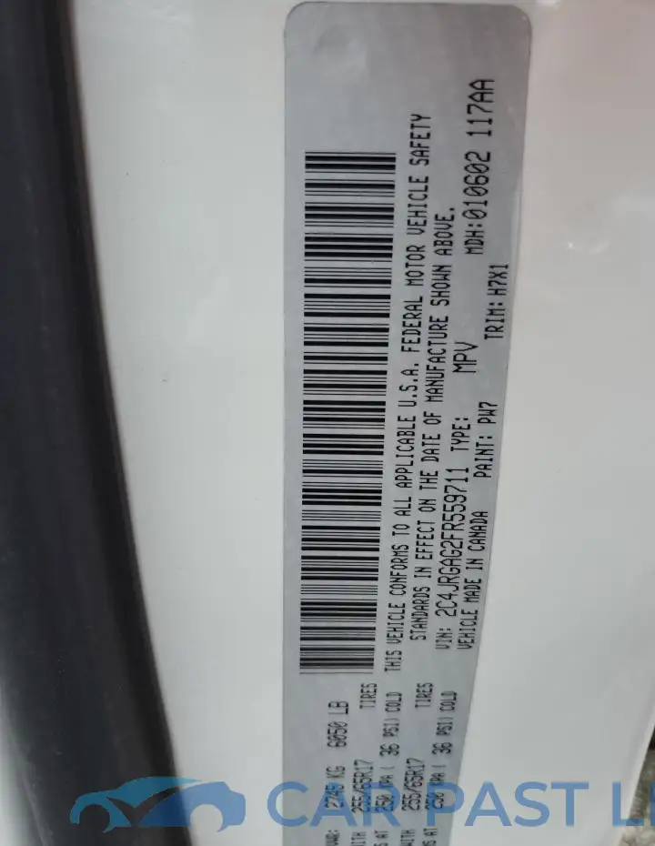 2C4JRGAG2FR559711# 13