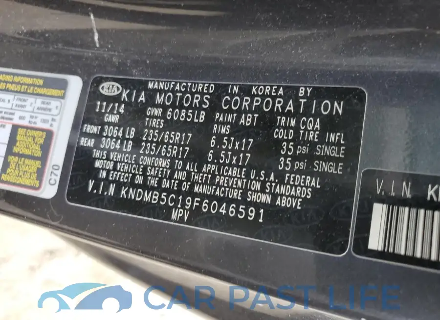 KNDMB5C19F6046591# 12