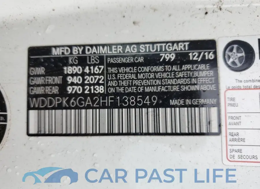 WDDPK6GA2HF138549# 13