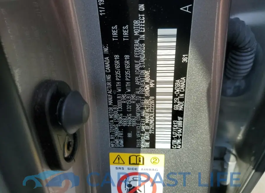 2T2HZMDA3LC222878# 13