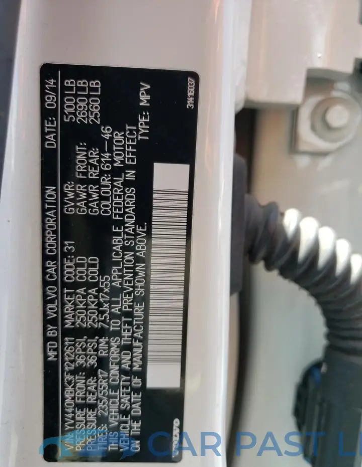 YV440MBK3F1212611# 13